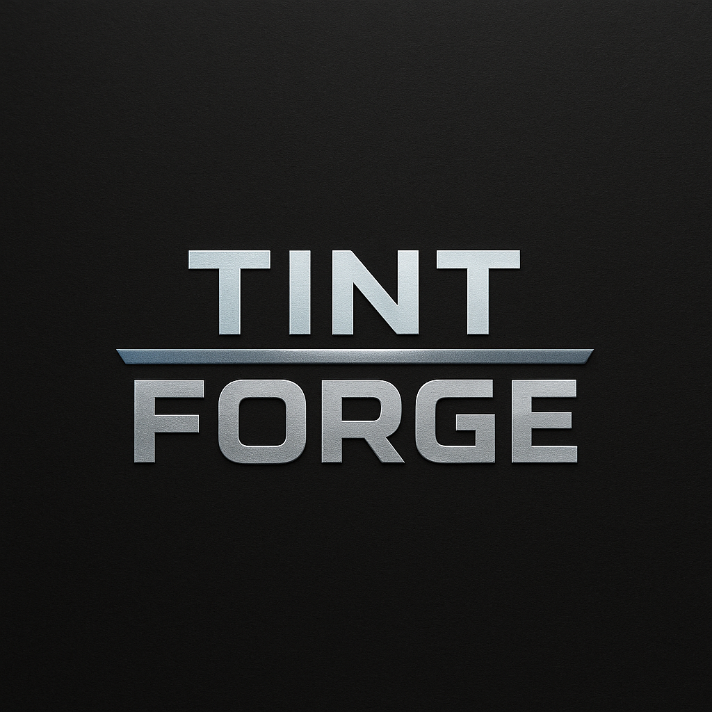 Tint Forge Logo - Premium Window Tinting Services